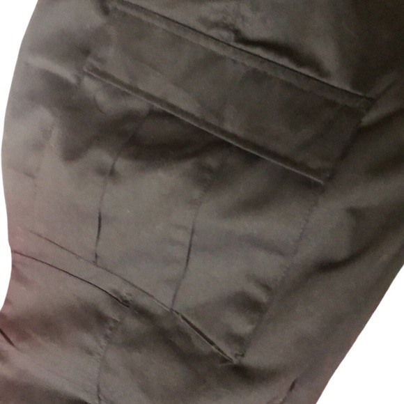National patrol Black security pants 35 to 39” Cargo cinched ankle pockets nice - Picture 10 of 13